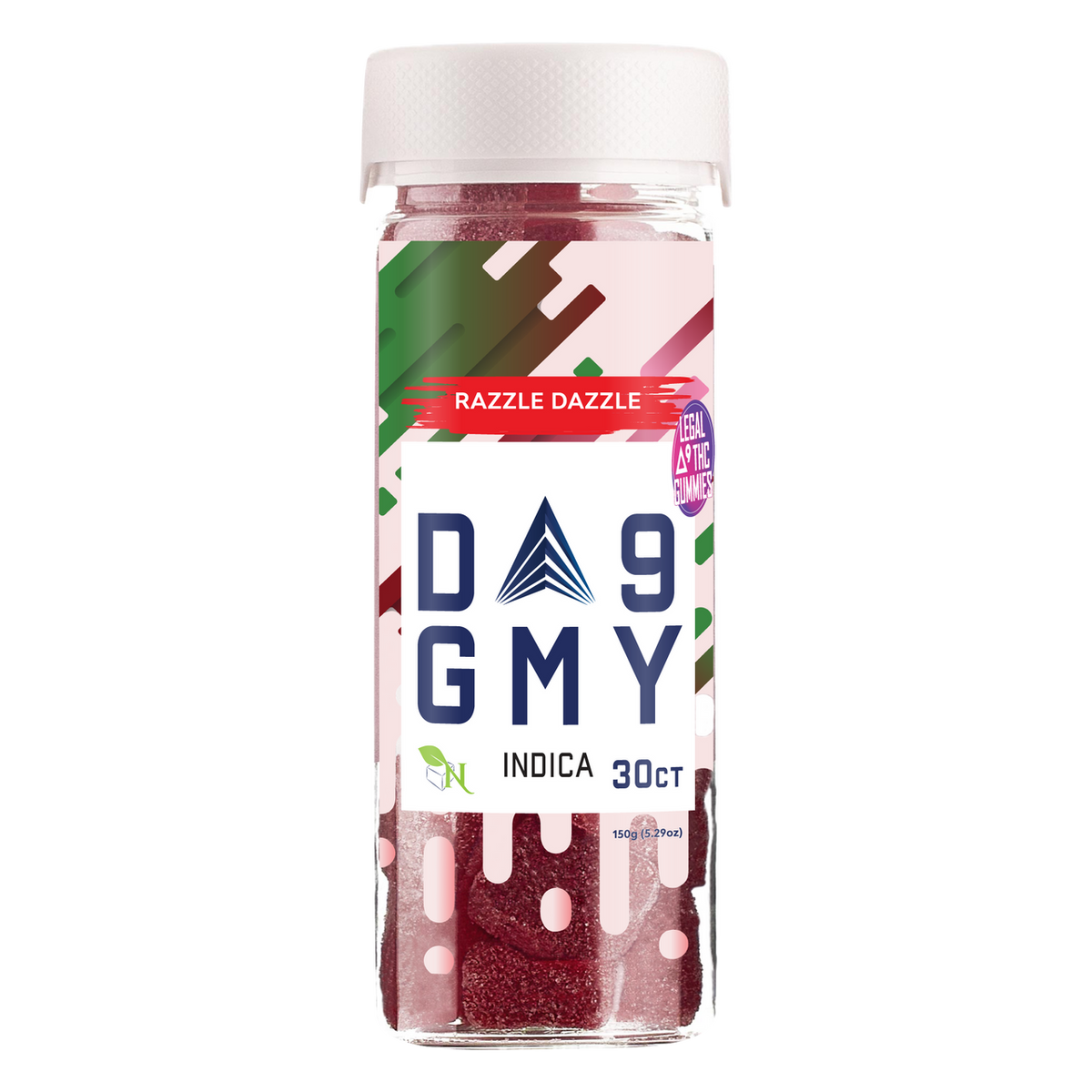 DELTA 9 GUMMIES - 30CT Razzle Dazzle 810mg (15mg ea.) – INDICA