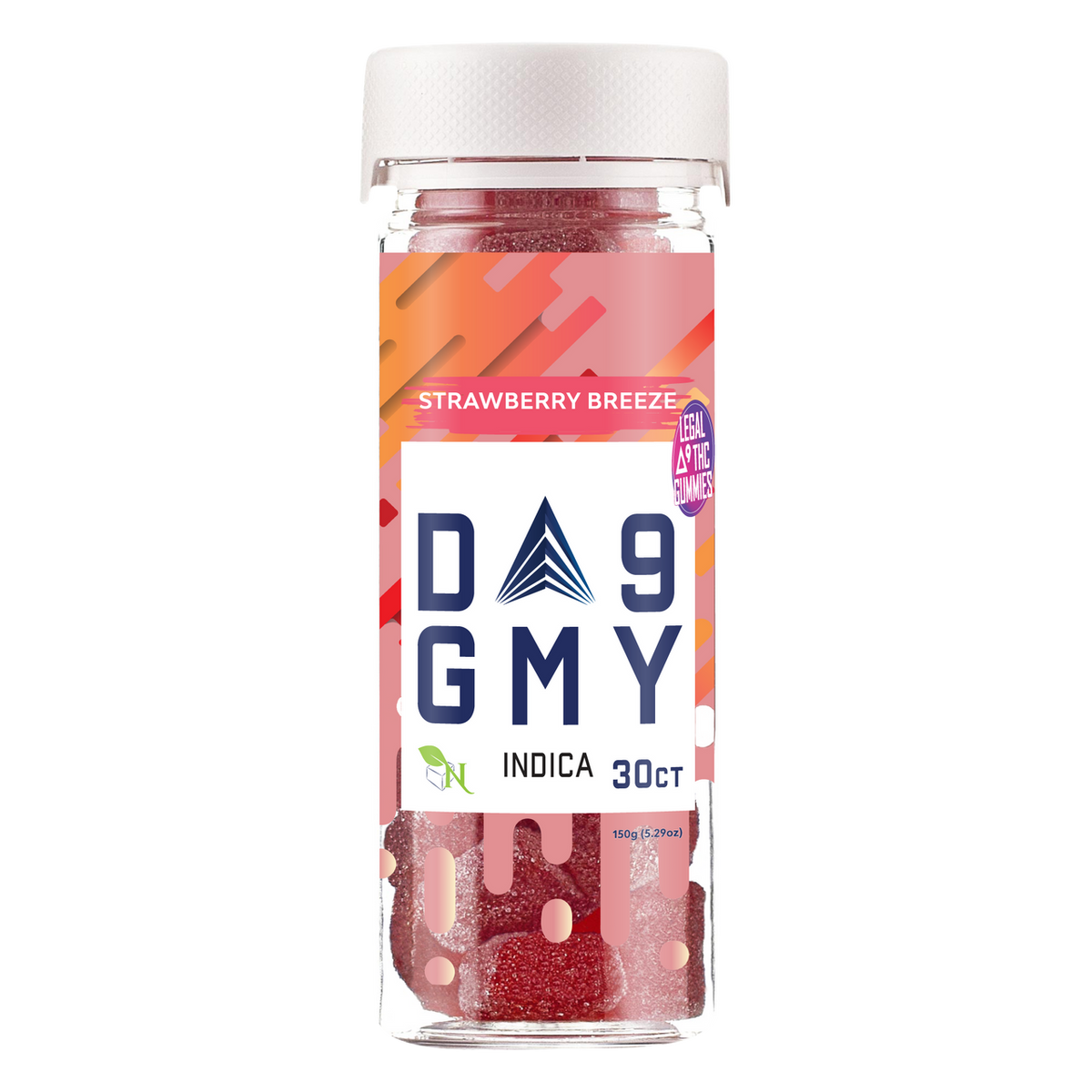 DELTA 9 GUMMIES - 30CT Strawberry Breeze 810mg (15mg ea.) – INDICA