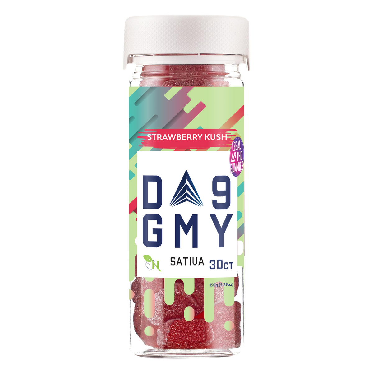 DELTA 9 GUMMIES - 30CT Strawberry Kush 810mg (15mg ea.) – SATIVA