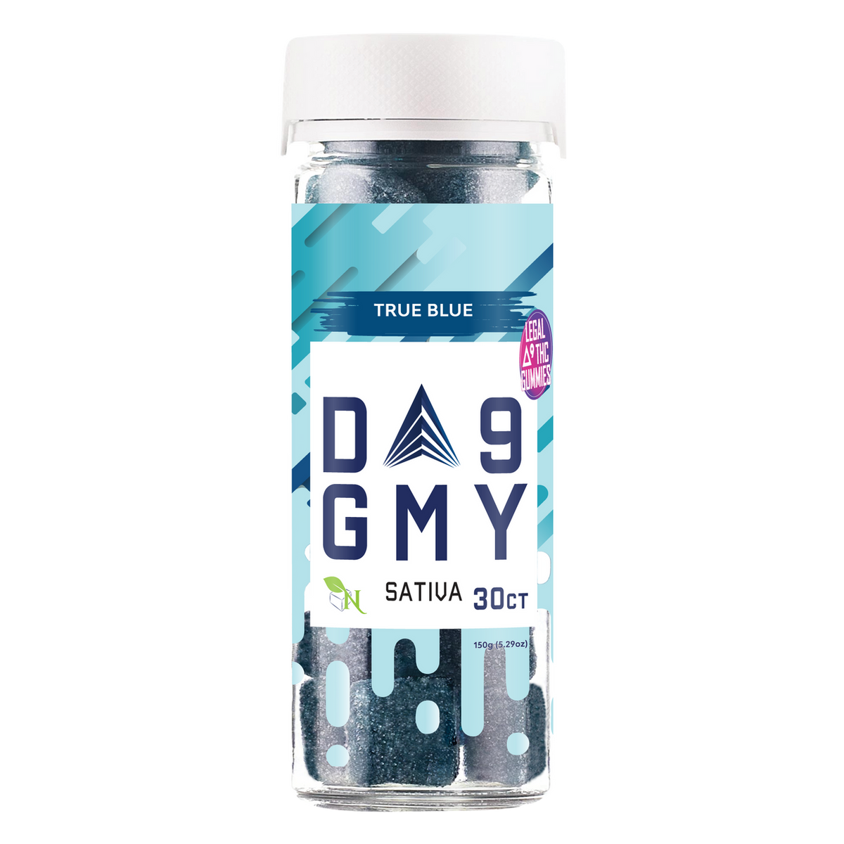 DELTA 9 GUMMY'S - 30CT True Blue 810mg (15mg ea.) – SATIVA