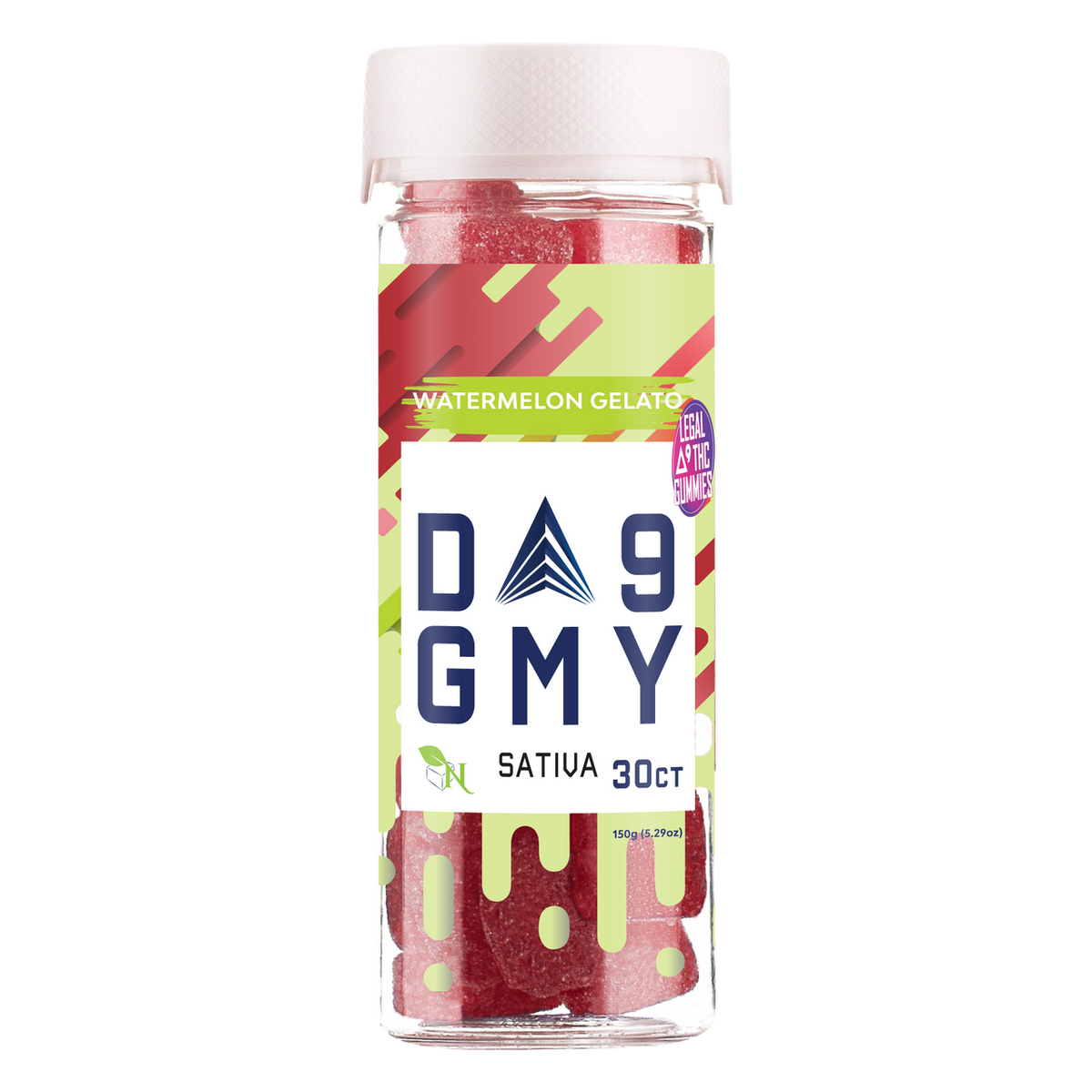 DELTA 9 GUMMIES - 30CT Watermelon Gelato 810mg (15mg ea.) – SATIVA