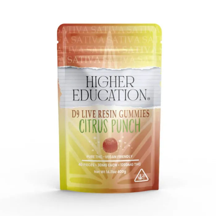 HIGHER EDUCATION D9 LR GUMMIES 1200MG