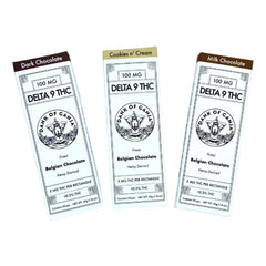 DANK OF GANJA D9 THC CHOCOLATE 100MG