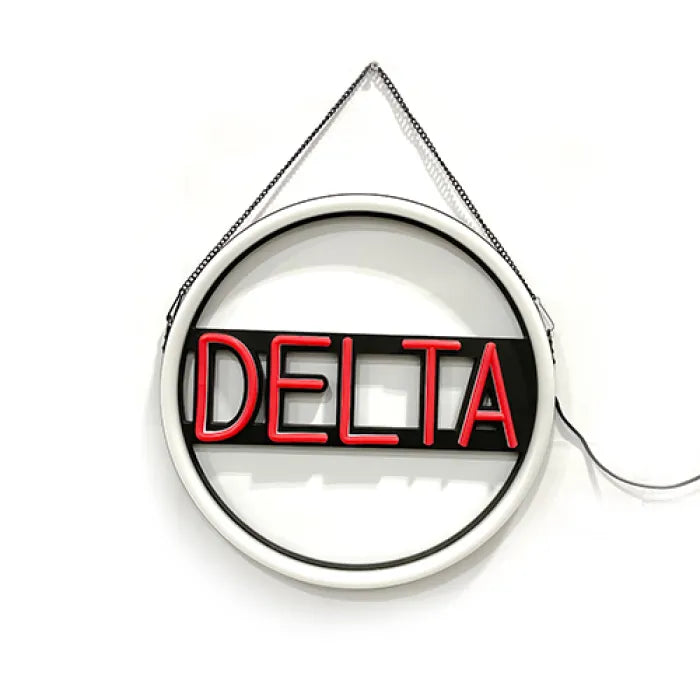 SHOP SIGN NEON W/ REMOTE CONTROL 16"x16" - DELTA