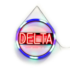 SHOP SIGN NEON W/ REMOTE CONTROL 16"x16" - DELTA