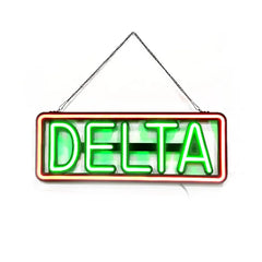 SHOP SIGN NEON W/ REMOTE CONTROL 16"x16" - DELTA