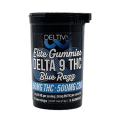 DELTIVA ELITE GUMMIES D9 THC 50MG 5PC