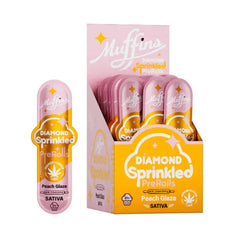 MUFFINS DIAMOND SPRINKLED THCP PREROLLS 1.25G 50CT