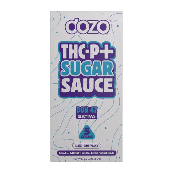 DOZO DISPOSABLE SUGAR SAUCE THCP 5G 5CT