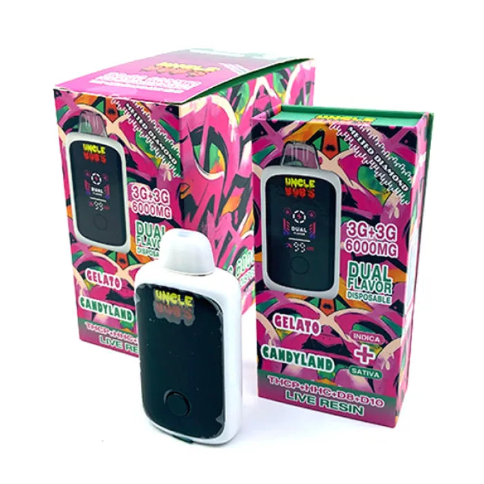 UNCLE BOB DUAL FLAVOR THCP LR DISPOSABLE 6G 5CT
