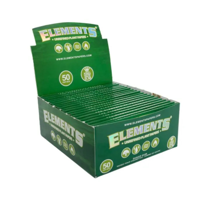 ELEMENTS GREEN PAPER KS SLIM 50CT