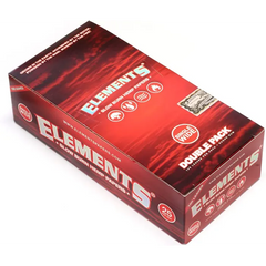 ELEMENTS RED SINGLE WIDE DOUBLE PAPERS 25CT