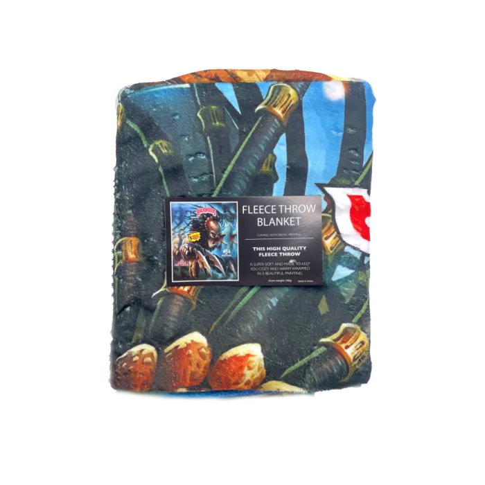FLEECE THROW BLANKET - BKS ALIEN