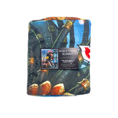 FLEECE THROW BLANKET - BKS ALIEN