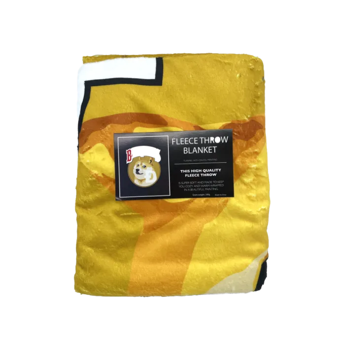 FLEECE THROW BLANKET - BKS DOG