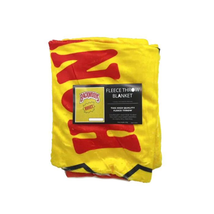 FLEECE THROW BLANKET - BKS HONEY