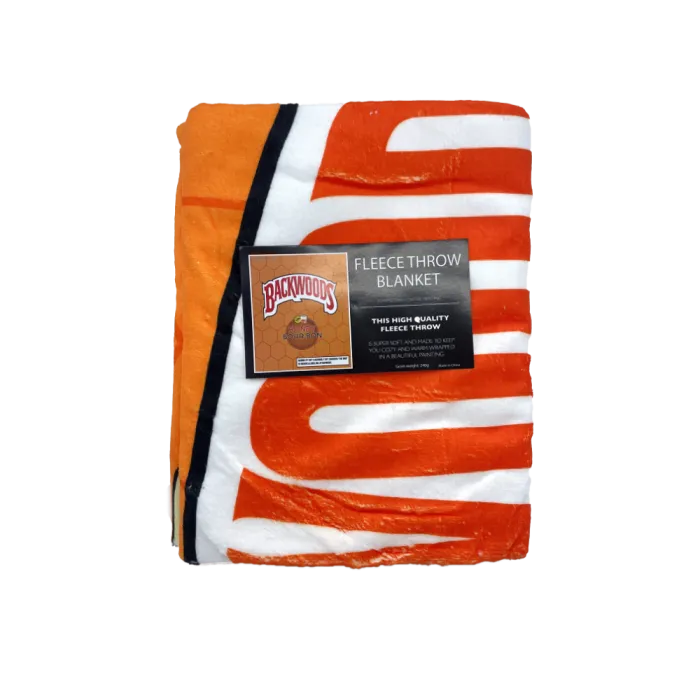 FLEECE THROW BLANKET - BKS HONEY BOURBON