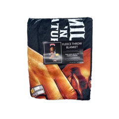 FLEECE THROW BLANKET - BKS TUPAC