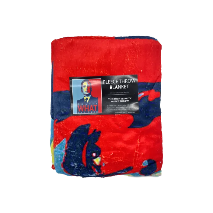 FLEECE THROW BLANKET - BKS WHAT SHE SAID