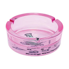 FUJIMA GLASS ASHTRAY 5" MEDIUM - KEEP ON SUCKIN' GA105