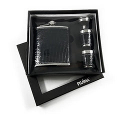 FUJIMA FLASK 7oz SET38 W/ 2 CUPS & FUNNEL