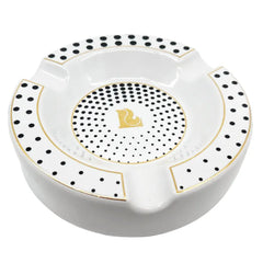 FUJIMA LUCIENNE ROUND CIGAR ASHTRAY A263 - WHITE