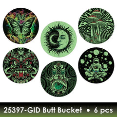 SMOKEZILLA GID BUTT BUCKET ASHTRAY 25397 - ASSORTED