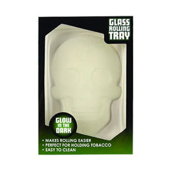 SMOKEZILLA GID GLASS ROLLIN TRAY 22066 - SKULL