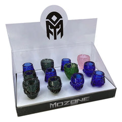 MOZONE GLASS BOWL 14MM CHARACHTER HEADS - ASSORTED