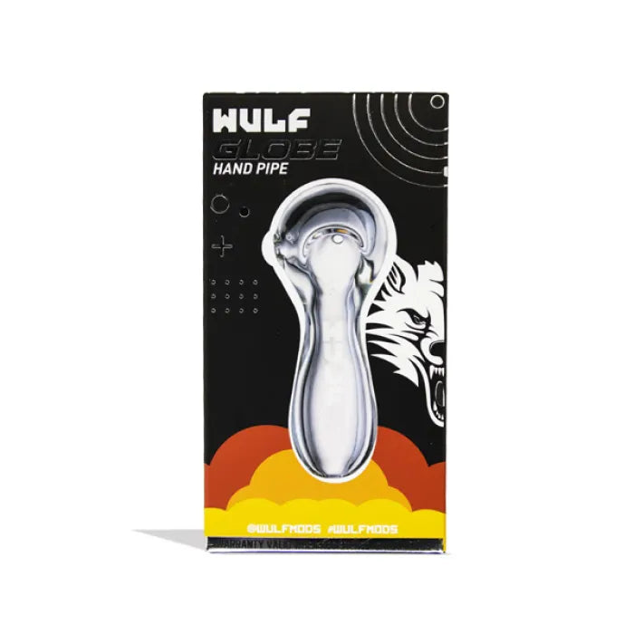 WULF GLASS GLOBE HAND PIPE - ASSORTED COLOR