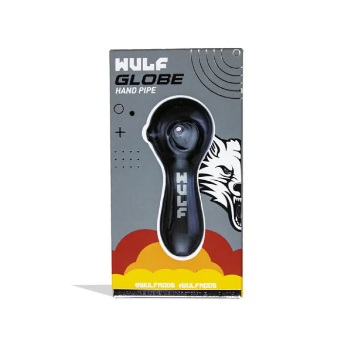 WULF GLASS GLOBE HAND PIPE - ASSORTED COLOR