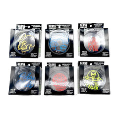SMOKEZILLA GLASS LIGHT UP ASHTRAY 25271 - ASSORTED