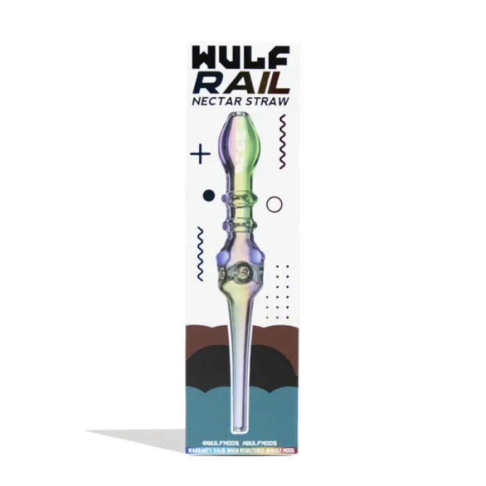 WULF GLASS RAIL NECTAR STRAW - ASSORTED COLOR