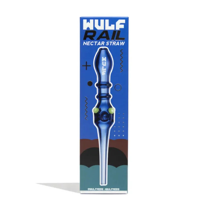 WULF GLASS RAIL NECTAR STRAW - ASSORTED COLOR