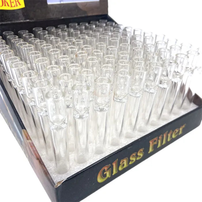 GLASS CIGAR FLITER LONG 100CT 50646-8/50656/50646B