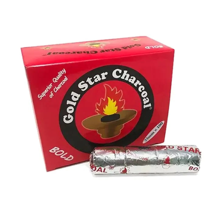 GOLD STAR CHARCOAL BURNER FLAT - GOLDEN STAR