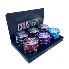 CRUSHERS METAL GRINDERS 60MM FIST ON TOP - ASSORTED COLORS GR9001