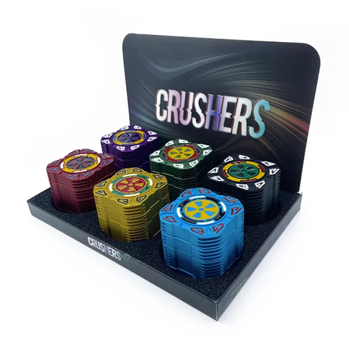 CRUSHERS METAL GRINDERS 63MM - ASSORTED COLORS GR9014