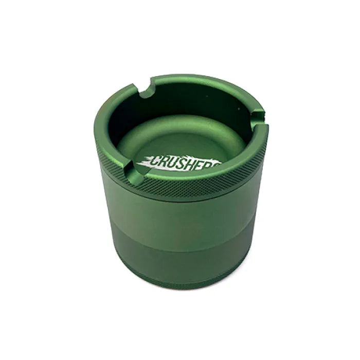 CRUSHERS METAL GRINDERS 63MM ASHTRAY ON TOP - ASSORTED COLORS GR9011