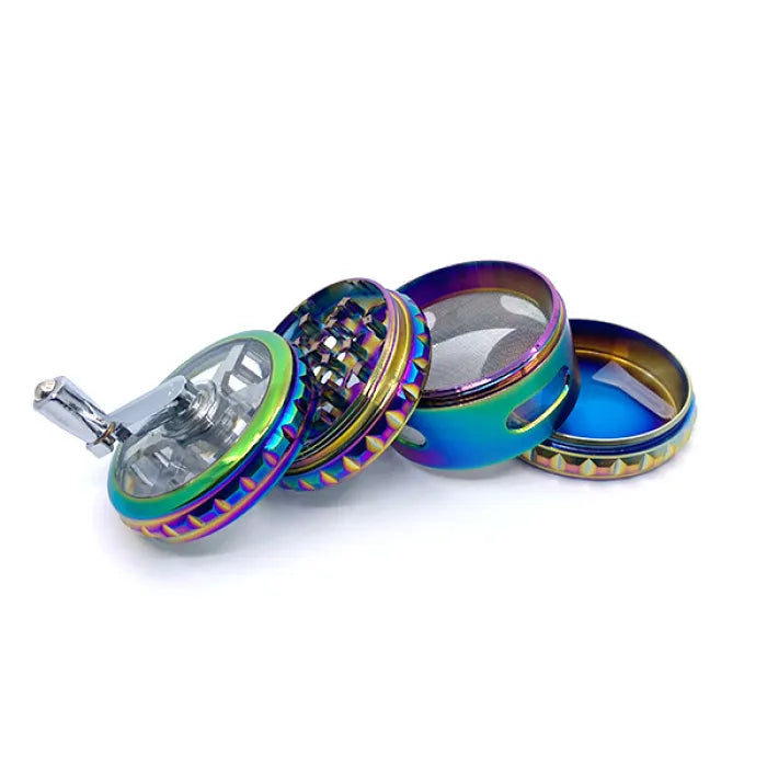 GRINDER METAL RAINBOW - HANDLED ASORTED DESIGN
