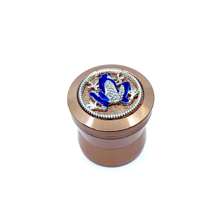 HERB GRINDER METAL TOP DESIGN - ASSORTED COLOR