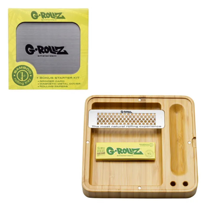 GROLLZ BAMBOO TRAVEL TRAY (15x14.5cm) - GR03204A