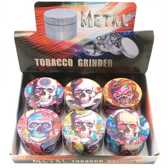 GRINDER 2.5" CANDY SKULL DESIGN 63-1 GT