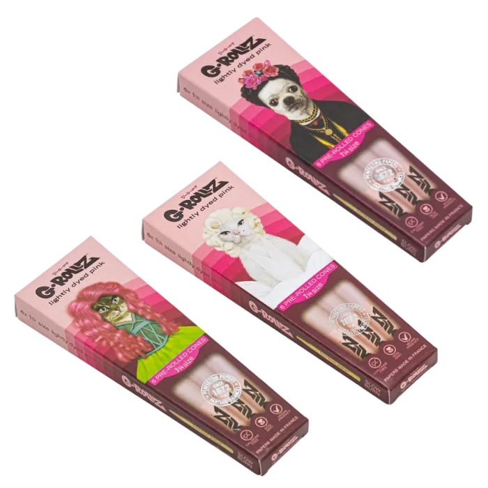 GROLLZ PETS PINK 1 1/4 CONES 6X24CT