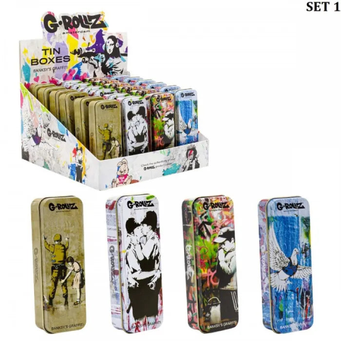 GROLLZ TIN STORAGE BOX BG3350 - SMALL (12x4x2.5)