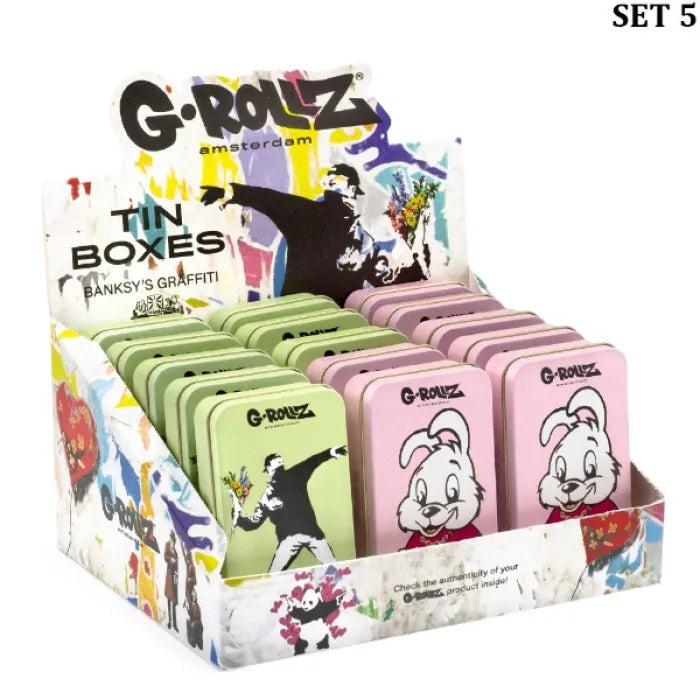 GROLLZ TIN STORAGE BOX BG3351 - MEDIUM (11.5x6.5x2.3)