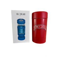 GLOW JAR WITH GRINDER - BACKWOODS