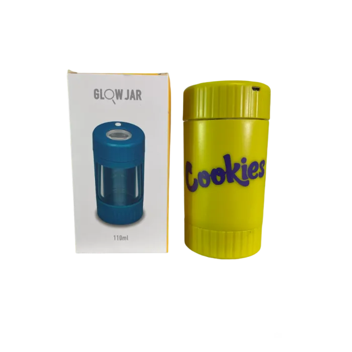 GLOW JAR WITH GRINDER - COOKIES