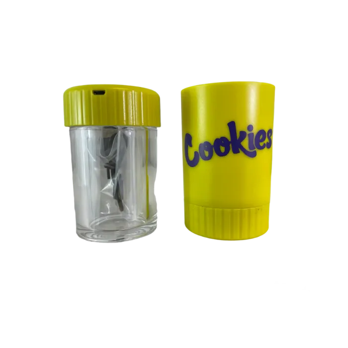 GLOW JAR WITH GRINDER - COOKIES