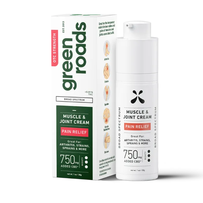 GREEN ROADS MUSCLE AND JOINT RELIEF CREAM